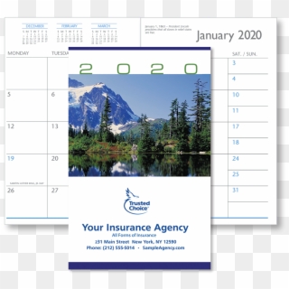 Picture Of Snowy Mountains Monthly Pocket Planner - North Cascades National Park, Mount Shuksan Clipart