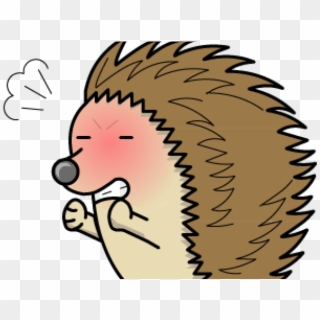 Porcupine Clipart Angry Cartoon - Cute Hedgehog - Png Download