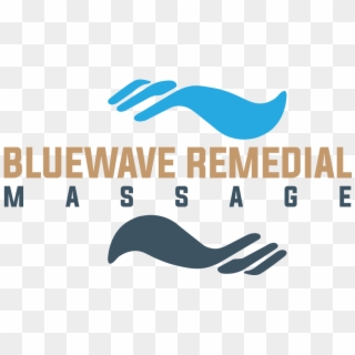 Blue Wave Massage - Graphic Design Clipart