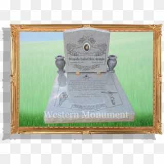 Upright Monument With Ledger, Restheaven Park, Gltndale, - Queen Of Heaven Catholic Cemetery & Funeral Home Clipart