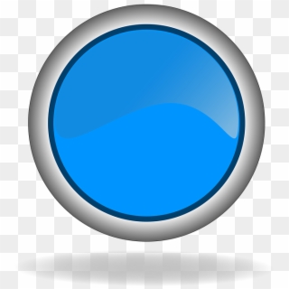 Blue Button Web - Boton Azul Clipart