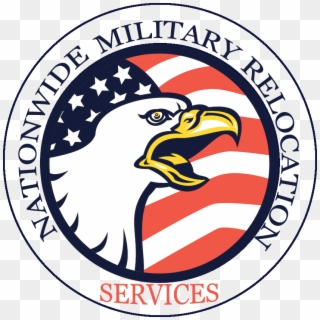 Nationwide Military Relocation Services - Bald Eagle In Circle Clipart