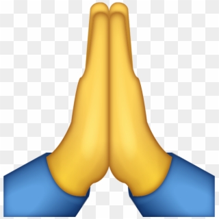 Praying Hands, Prayer, Emoji, Yellow, Joint Png Image - Praying Hands Emoji Png Clipart
