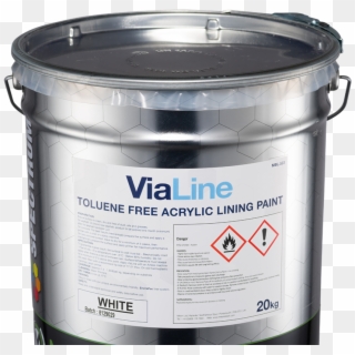Vialine Solvent Based Acrylic Line Marking Paint 20kg - Cylinder Clipart
