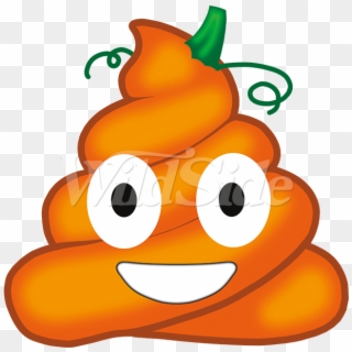 Pumpkin Poo Emoji Stock Transfer - Pumpkin Poo Clipart