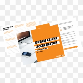 Get Your Free Copy Of Dream Client Accelerator - Flyer Clipart