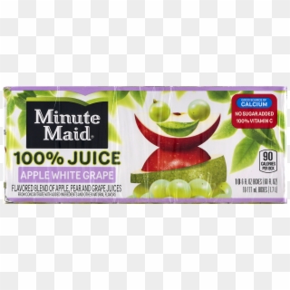 Minute Maid 100% Apple White Grape Juice, 6 Fl - Minute Maid 100 Juice Fruit Punch Clipart