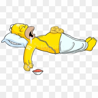 Homer Simpson Sleeping Png Clipart