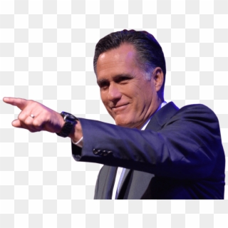Mitt Romney Pointing Png - Senior Citizen Clipart