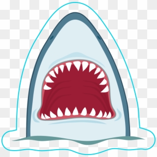 Shark Mouth Decal Png - Draw A Shark Mouth Clipart