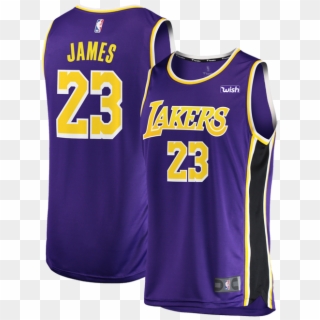 New Lebron James Lakers Jersey - Lebron Lakers Jersey Purple Clipart