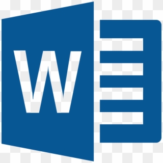 Word Icon Transparent - Black Microsoft Word Icon Clipart