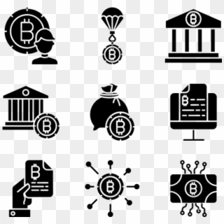 Cryptocurrency - Transparent Background Travel Icons Clipart