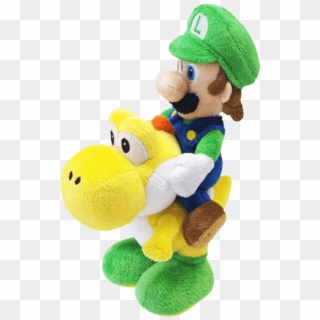 Plush Toys - Luigi Riding Yoshi Plush Clipart