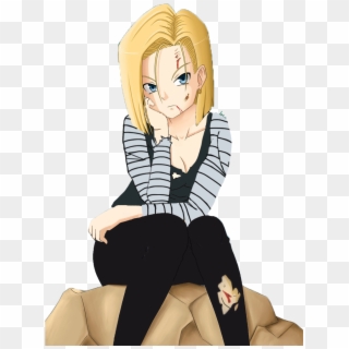 1884931 - Android 18 Ripped Clothes Clipart
