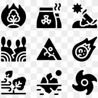Natural Disaster - Metro Icons Clipart