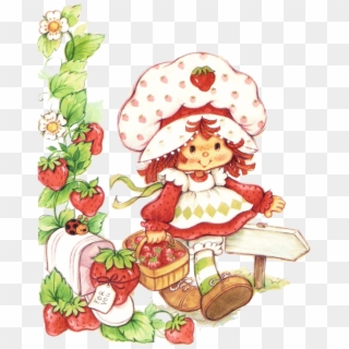 Strawberry Inspired - Strawberry Shortcake Vintage Cartoon Clipart