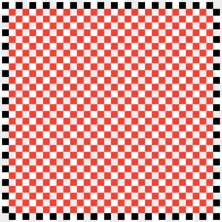 Just A Checkerboard - Color Orange And Black Background Clipart