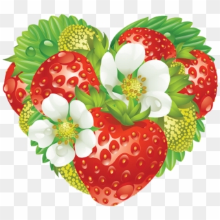 Álbuns Da Web Do Picasa Strawberry Png, Strawberry - Strawberry Heart Clipart Transparent Png