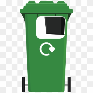 Green Clipart Dustbin - Recycle Now - Png Download