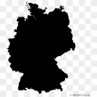 Blank Vector Map Of Germany - Germany Map Vector Png Clipart