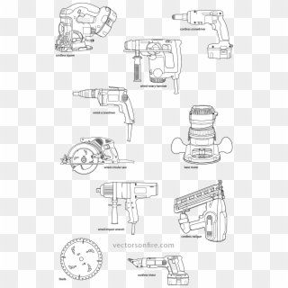 Power Tools Set Free Download - Power Tools Clipart