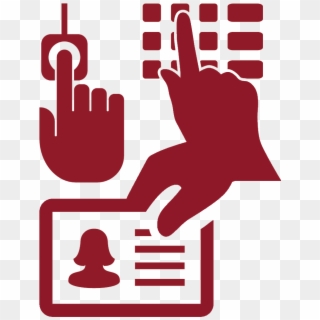 Authentication-icon - Biometric Access Control Icon Clipart