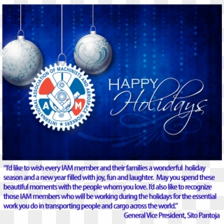 A Holiday Message From Gvp Pantoja - Christmas Card Clipart