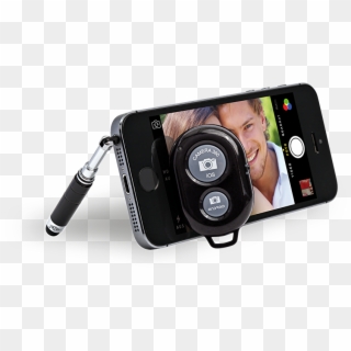 261 07001 Anw Ausloeser Handy Selfie Maker Iphone Fernbedienung - Selfie Clipart