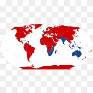 Countries Driving On The Left Or Right - Countries In The World That Drive Clipart
