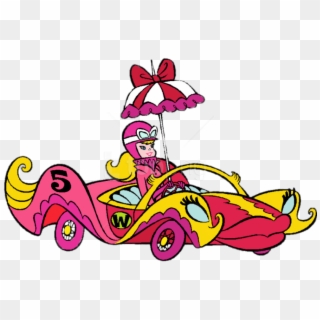 Free Png Download Penelope Pitstop Driving Compact - Wacky Races Penelope Pitstop Car Clipart