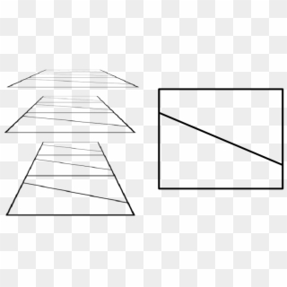 Perspective Distortion Affects The Perceived Shadow - Drawing Clipart