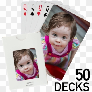 Poker Size Custom Printed Playing Cards - Juegos De Cartas Personalizados Clipart