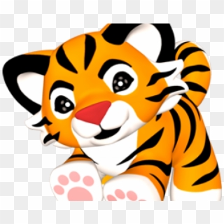 Baby Tiger Clipart Free - Png Download