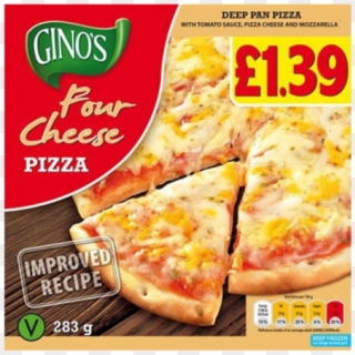 Gino Four Cheese - California-style Pizza Clipart