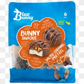 Salted Caramel Pretzel Bunny Snacks® - Blue Bunny Bunny Snacks Clipart