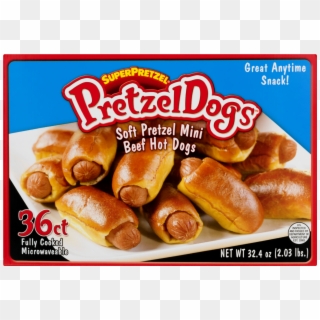 Superpretzel Pretzel Dogs Soft Pretzel Mini Beef Hot Clipart