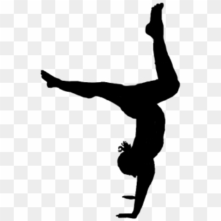 #gymnast #gymnastics #girl #handstand #silhouette - Pasos De Gimnasia Clipart