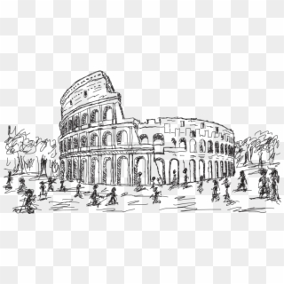 Image Download Colosseum Stock Illustration Photography - Vẽ Đấu Trường La Mã Clipart