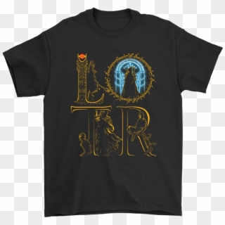 Lotr Sauron Gandalf The Lord Of The Rings Shirts - Supernatural Shirts Clipart