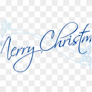 Merry Christmas And Happy New Year Signature With A - Merry Christmas Clipart