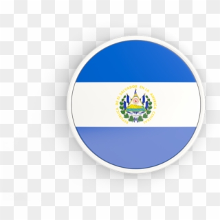 Illustration Of Flag Of El Salvador - El Salvador Circle Png Clipart
