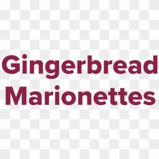 Gingerbread Marionettes Label - Parallel Clipart