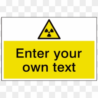 Radioactive Material Custom Safety Sticker - Danger Man At Work Clipart