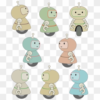 This Free Icons Png Design Of Eight Little Robots - Robot Clipart