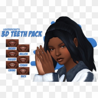 3d Teeth Pack First Of All I Decided To Post - Poster Clipart