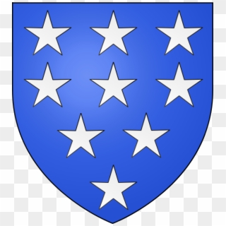 Baillie Of Lamington Azure, Nine Stars , Three, Three, - Coat Of Arms Stars Clipart