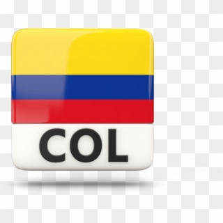 Illustration Of Flag Of Colombia - Graphic Design Clipart
