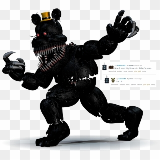 Renderso Some People Wanted Nightmare In Ridley's Pose - Nightmare Freddy T Pose Clipart
