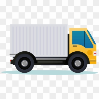 Advertise Moving Truck - Illustration Clipart
